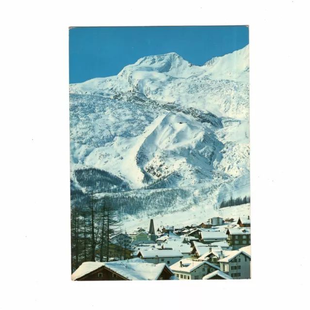 AK Ansichtskarte Saas-Fee / Wallis / Alphubel - 1972