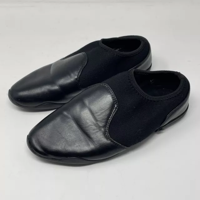 Jazz Shoes womens sz 7.5  Slip On Black Split Sole Jazz Shoes Pre-Owned *+