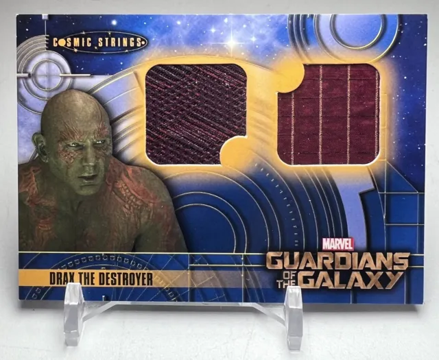 Dave Bautista as Drax Guardians of the Galaxy Cosmic Strings Costume Card #CS2