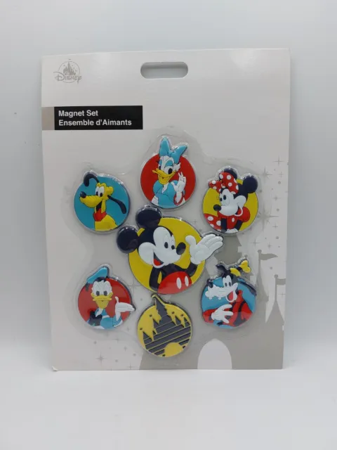 Disney Paris Mickey Mouse and Friends Magnet set disneyana collectable New