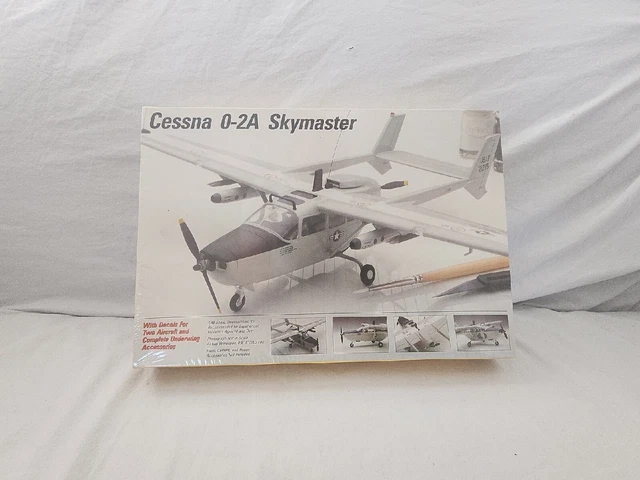 1/48 Scale Testors, Cessna 0-2A Skymaster Airplane Model Kit #514 BN Sealed Box 1/48 Scale Testors, Cessna 0-2A Skymaster Airplane Model Kit #514 BN Sealed Box