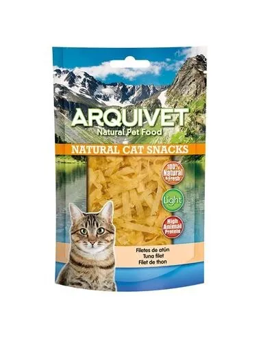 Filetes de atún 50 gr - Snacks 100% naturales para gatos - Alimento complementar