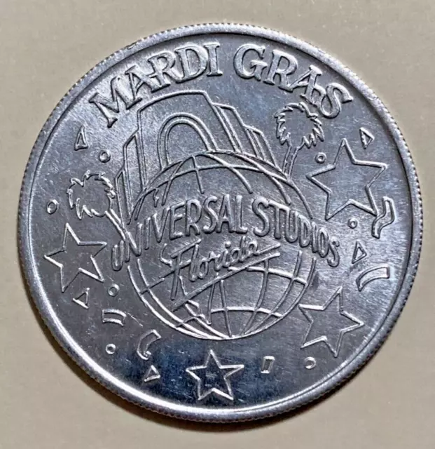 Mardi Gras Universal Studios Florida Mardi Gras Souvenir Token