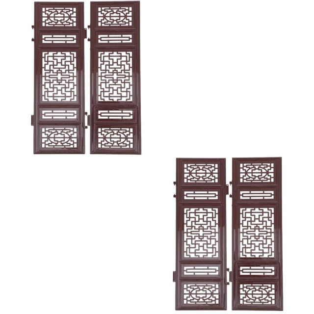 2 pares de adornos de casa para decoración de puertas de hadas accesorios de escritorio juguetes para casa plegables