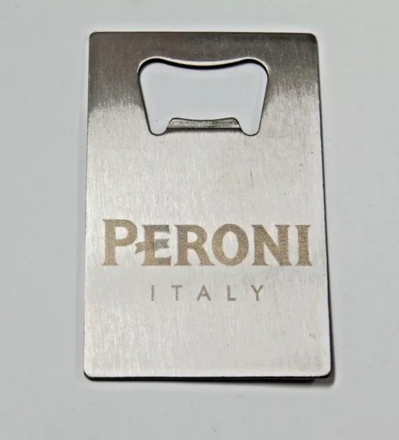 Peroni Nastro Azzuro Credit Card Bottle Opener Beer Bottle Stainless Steel Blade