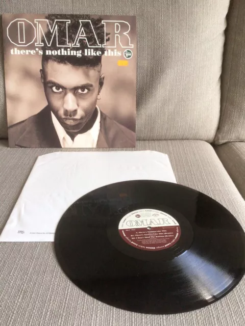 omar theres nothing like this 1990 12” Orig Vinyl R@B Soul Dance