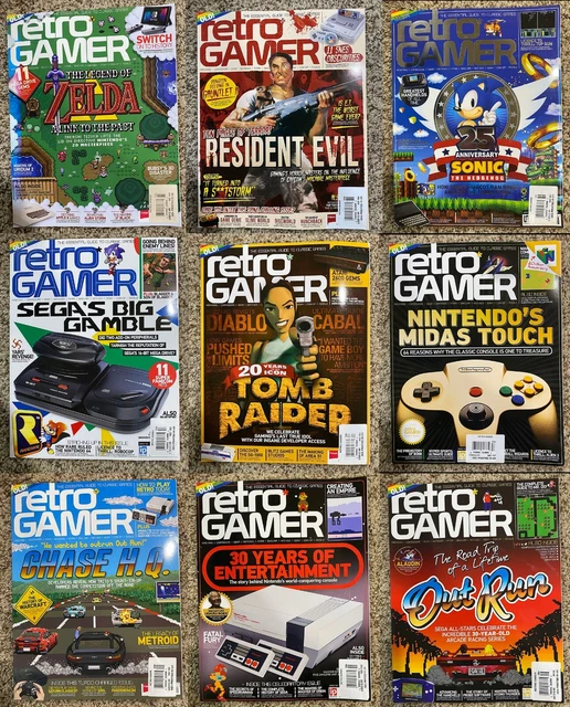 MAGAZINE RETRO GAMER YOU CHOOSE vintage video games gaming Nintendo