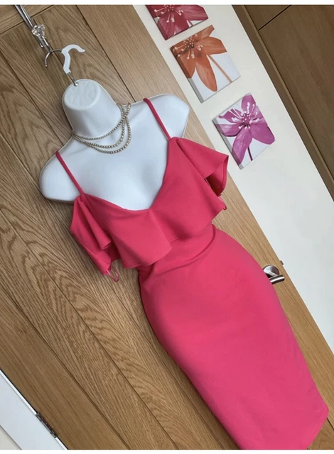 Abito da donna RIVER ISLAND TAGLIA 12 ROSA (Zara, Next, TopShop, H&M)