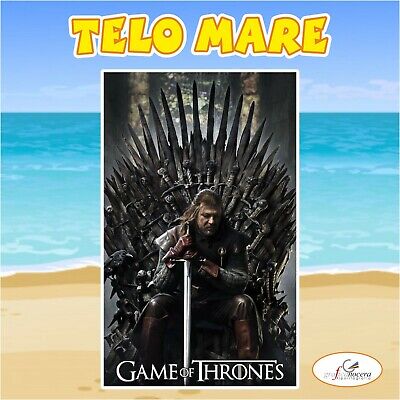 Asciugamano Telo Mare in spugna Mario Bros gioco bambino/a Idolo regalo estate 100cm X 150cm 