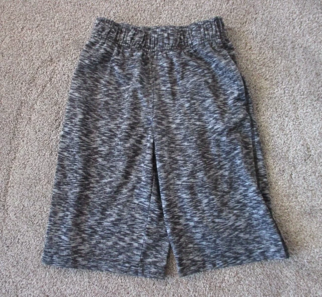 Gymboree Boys/Girls Black/White Salt/Pepper Stretch Shorts Size L (10-12) VGC