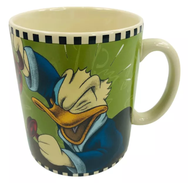 Walt Disney Donald Duck Cranky to the Last Drop Extra Large Coffee Tea Mug EUC