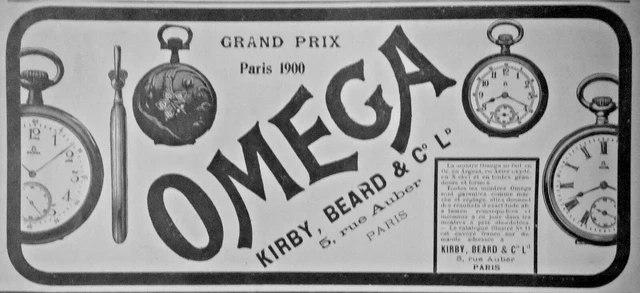 1904 Grand Prix Paris 1900 Omega Press Advertisement - Advertising