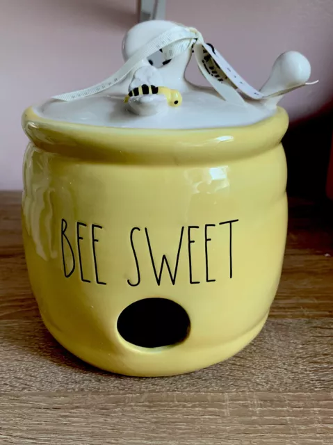Rae Dunn Artisan Collection " BEE SWEET" Honeypot Birdhouse By Magenta - NEW