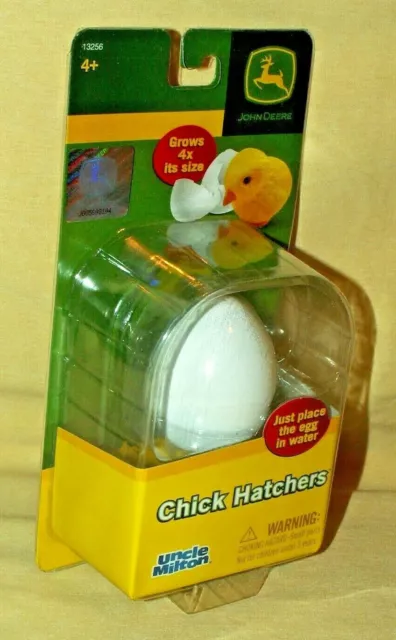 John Deere Easter Chick Hatchers New 2012 Grows Uncle Milton 13256 Chicken Baby*