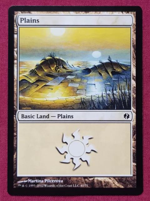 Magic The Gathering DUEL DECKS VENSER VS KOTH PLAINS 40 land card MTG