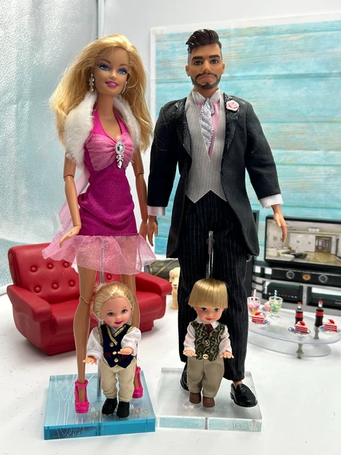 Barbie OOAK Relookée, Tenue De Soirée, Avec Robe Offerte, Occasion
