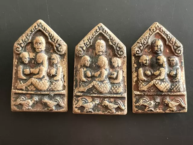 Talismano Divinità Potere Amuleto Tempio Fascino Terra Cotta Thailandia tc100