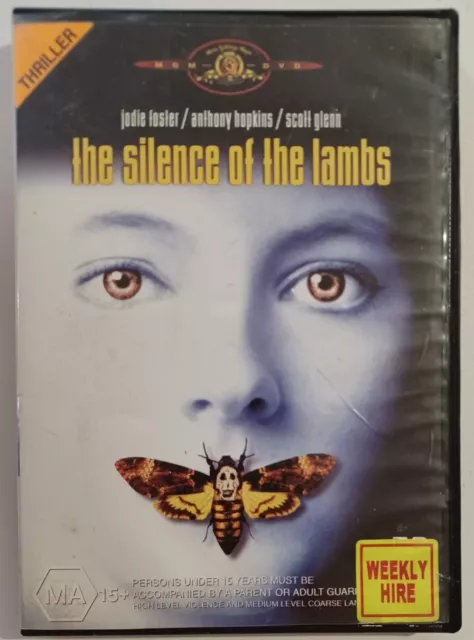 The Silence Of The Lambs DVD Region 4 GC Ex Rental Anthony Hopkins Free Post