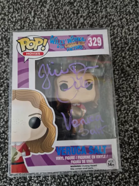 FUNKO POP - Willy Wonka - Veruca Salt 329 - Signed By Julie Dawn Cole With  COA. EUR 174,57 - PicClick IT