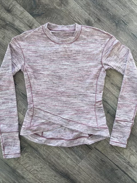 Lululemon Close to Crossing Long Sleeve *Rulu Dye Camo Plumful Smoky Blush Small