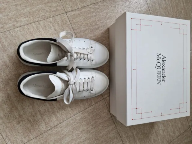 ALEXANDER McQUEEN Taille EU38 -Sneakers Oversize Blanc / Noir  553770WHGP79061 2