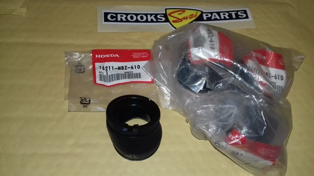 NOS 16211-MBZ-610 CB600F Hornet 1998-2006 Set di 4 tubi di aspirazione originali Honda
