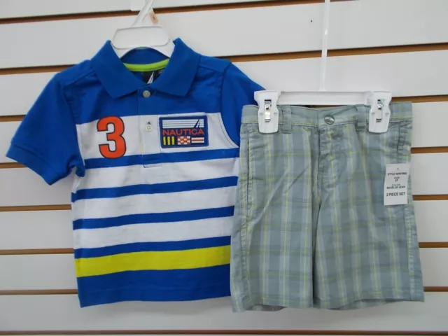 Infant/Toddler/Boys Nautica $48 2pc Polo & Shorts Set Sizes 18m - 6