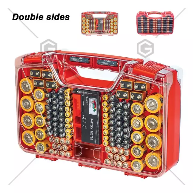 Battery Daddy Battery Organiser Up To 174 Batteries Holds Storage Case AU STOCK