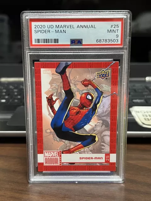 2020 UD Marvel Annual Spider-Man PSA 9