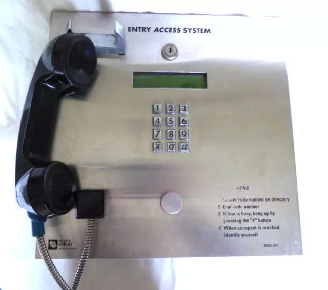 USED Entry Access CONTROL PANEL ,SILENT KNIGHT ,MODEL 5074 for parts