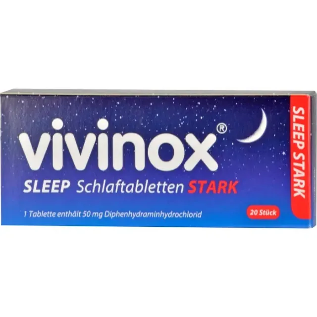 VIVINOX Sleep Schlaftabletten stark 20St Tabletten PZN 2083906