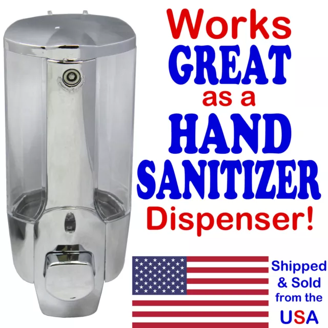 NEW Soap Sanitizer Bathroom Shower Shampoo Dispenser Home Washroom Wall Mounted