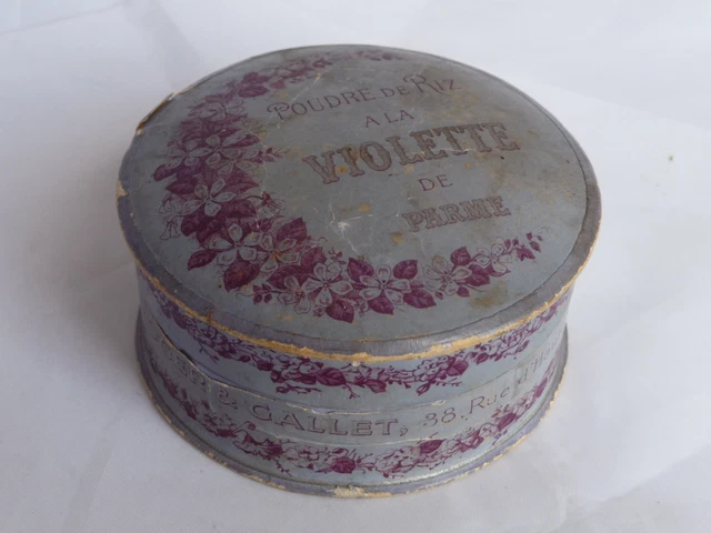 Boîte à Poudre Ancienne De Marque LUZY - Carton - Contient Encore De La Poudre - Collection