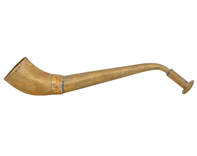 Hörrohr Hörgerät Stethoskop Hörmaschine Tröte Signalhorn Deko 28cm Antik-Stil 7