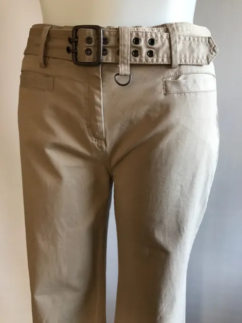 Tommy Hilfiger Pants with Belt Sz16 39Wx31L Stretch Janie Fit Chino Trouser Jean