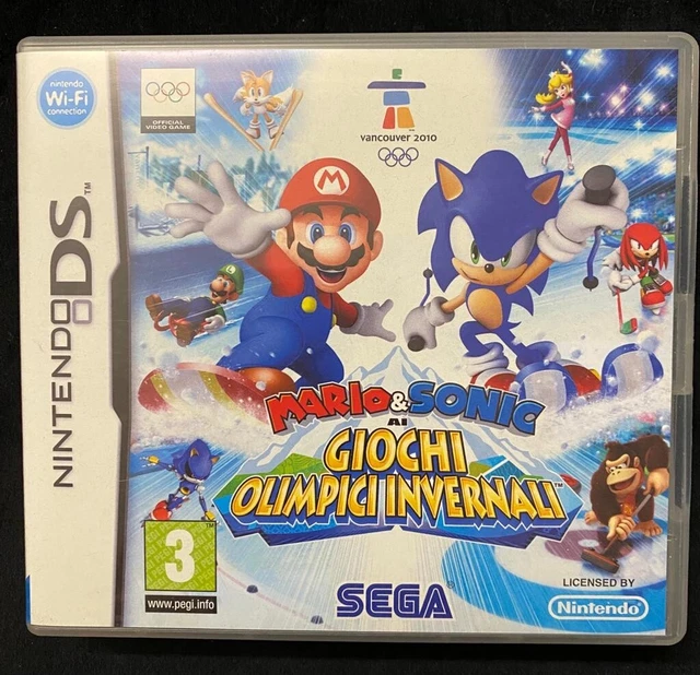 DS : MARIO & SONIC AI GIOCHI OLIMPICI INVERNALI - Completo ITA ! Collezione SEGA
