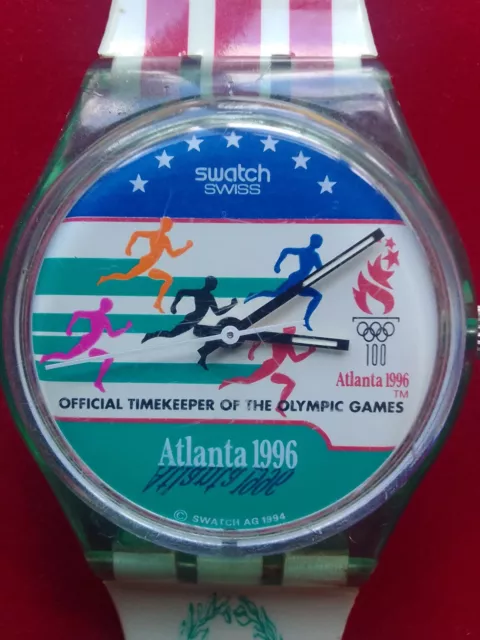 The Olympic Games Atlanta 1996 ; Rare SWATCH  WATCH