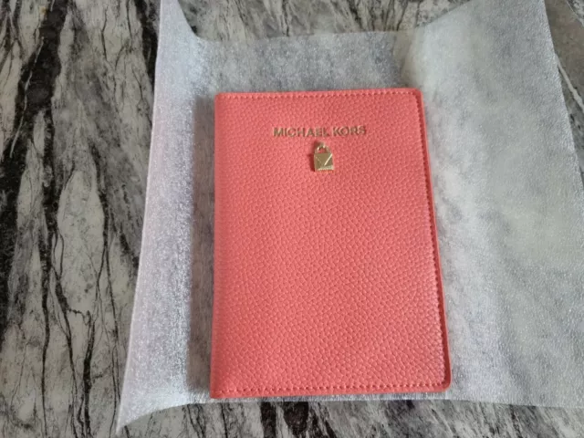 MICHAEL KORS PASSPORT Cover Holder Pink new holiday £ - PicClick UK