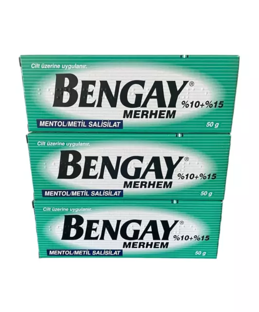 BEN-GAY RILIEVING Calcio, infortuni sportivi, crema antidolorifica 3x50g 3