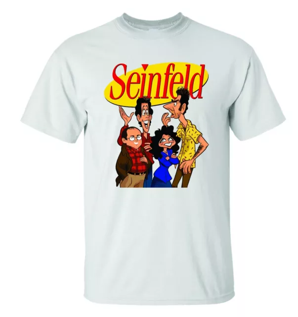 Seinfeld Caricature T-Shirt / Cartoon Kramer Costanza Elaine Jerry