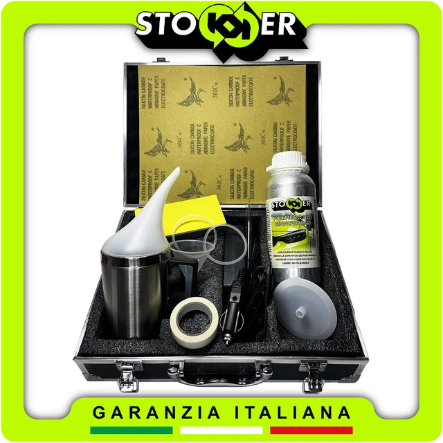 Kit Rinnova Fari Auto - Polimero Liquido 800g Per Riparare Ingiallimento, Graffi E Ossidazione Dei Fari - Foto 5