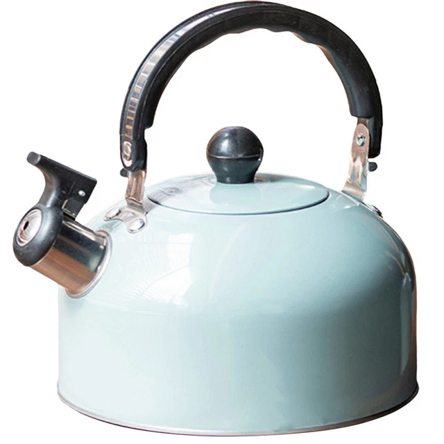 Teapot Stovetop Buzzing Kettle Camping Cooking Stove Metal Water Jug Honk