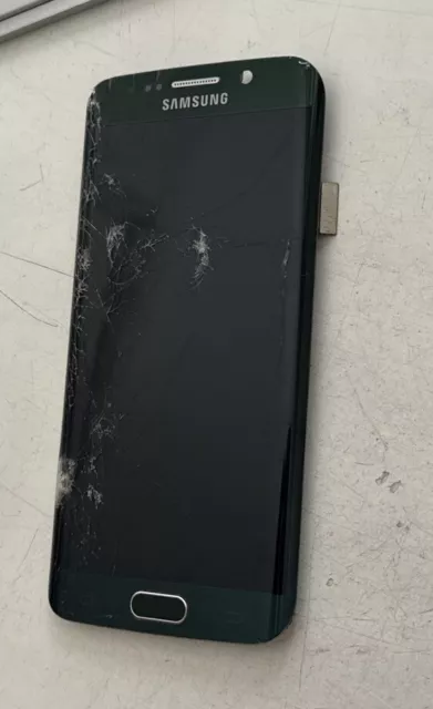 Original Samsung Galaxy S6 EDGE G925F LCD Display Touch Screen Bildschirm Grün