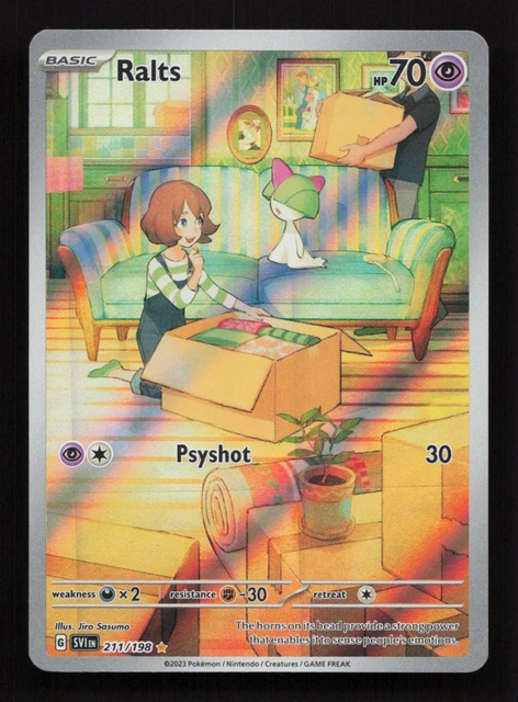 Ralts 211/198 Illustration Rare Scarlet & Violet NM/M main image 0