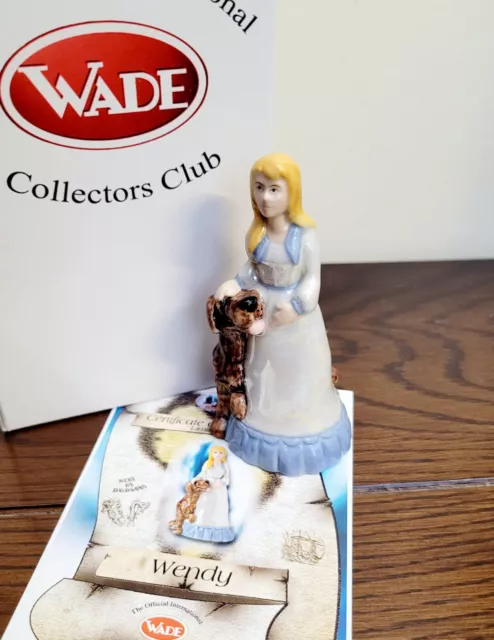 Wade Peter Pan Collection Figurine -WENDY - Ltd Edt Boxed & COA