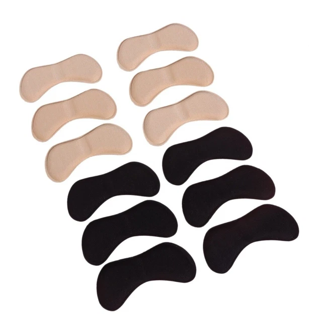 6 Pairs Back Heel Inserts Adhesive Pads Womens Shoes Protectors Miss High Heels