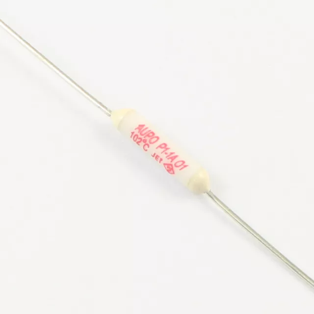 5Pcs AUPO Thermal Fuse Axial TF Cutoff 102℃ 250V 1A P1-1A