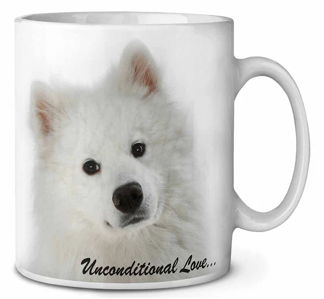 Samoyed Dog with Love Ceramic 10oz Coffee Mug/Tea Cup, AD-SO73uMG