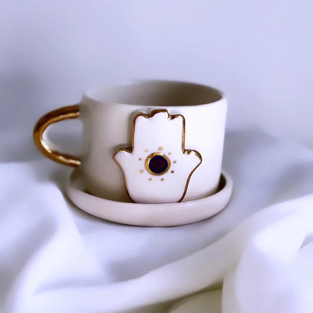 Mug/Tasse Beldi Marocain, réinventé en céramique réalisé à la