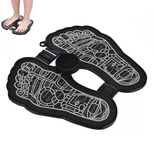 Handy Electric Foot Massager Leg Reshaping Pad Feet Muscle Stimulator Mat Stock